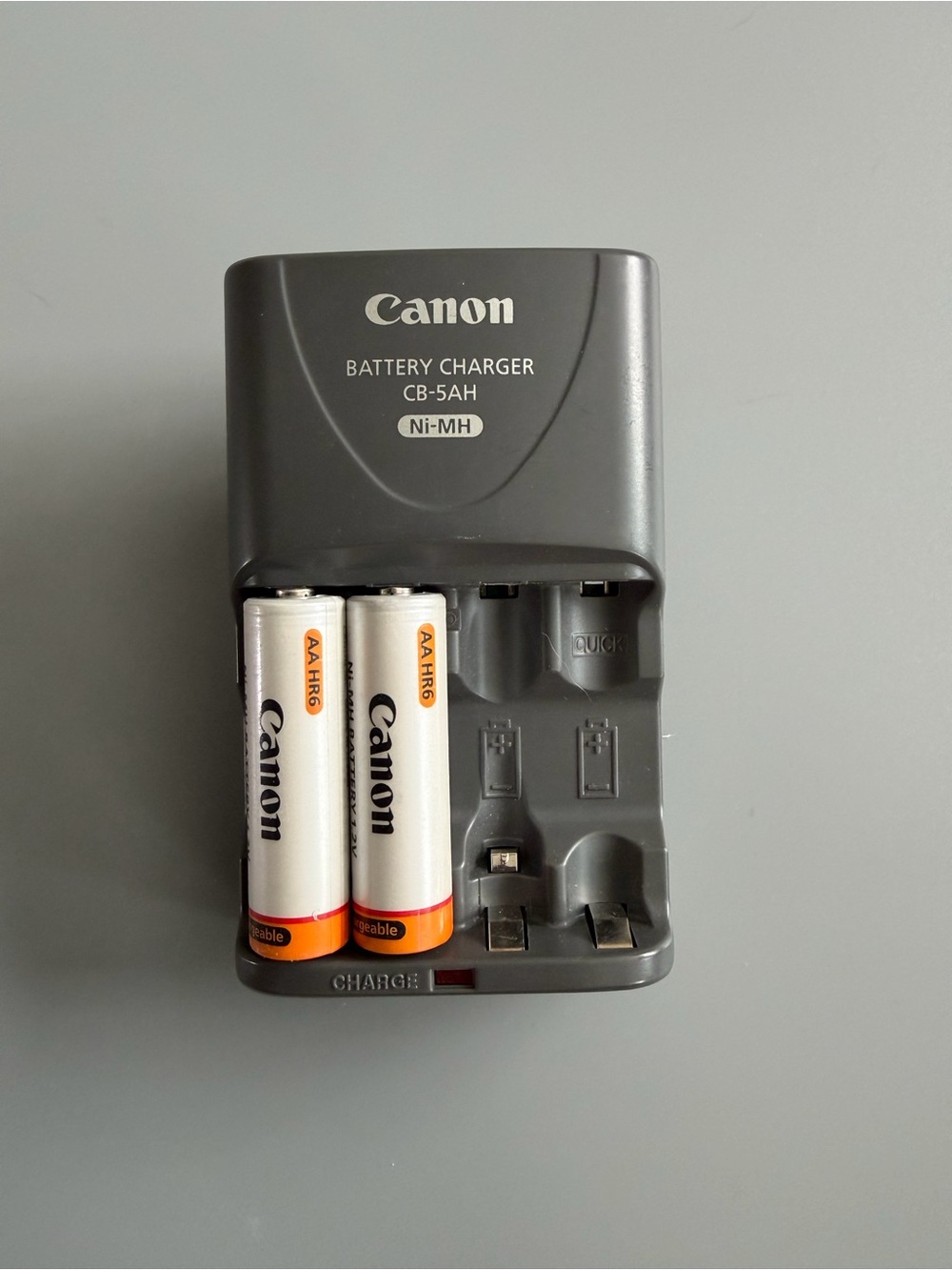 Canon CB-5AH Battery Charger, AA & AAANI-MH for Canon Powershot- Inc 2Batteries